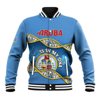 Personalized Aruba Is In My DNA Baseball Jacket - Wonder Print Shop