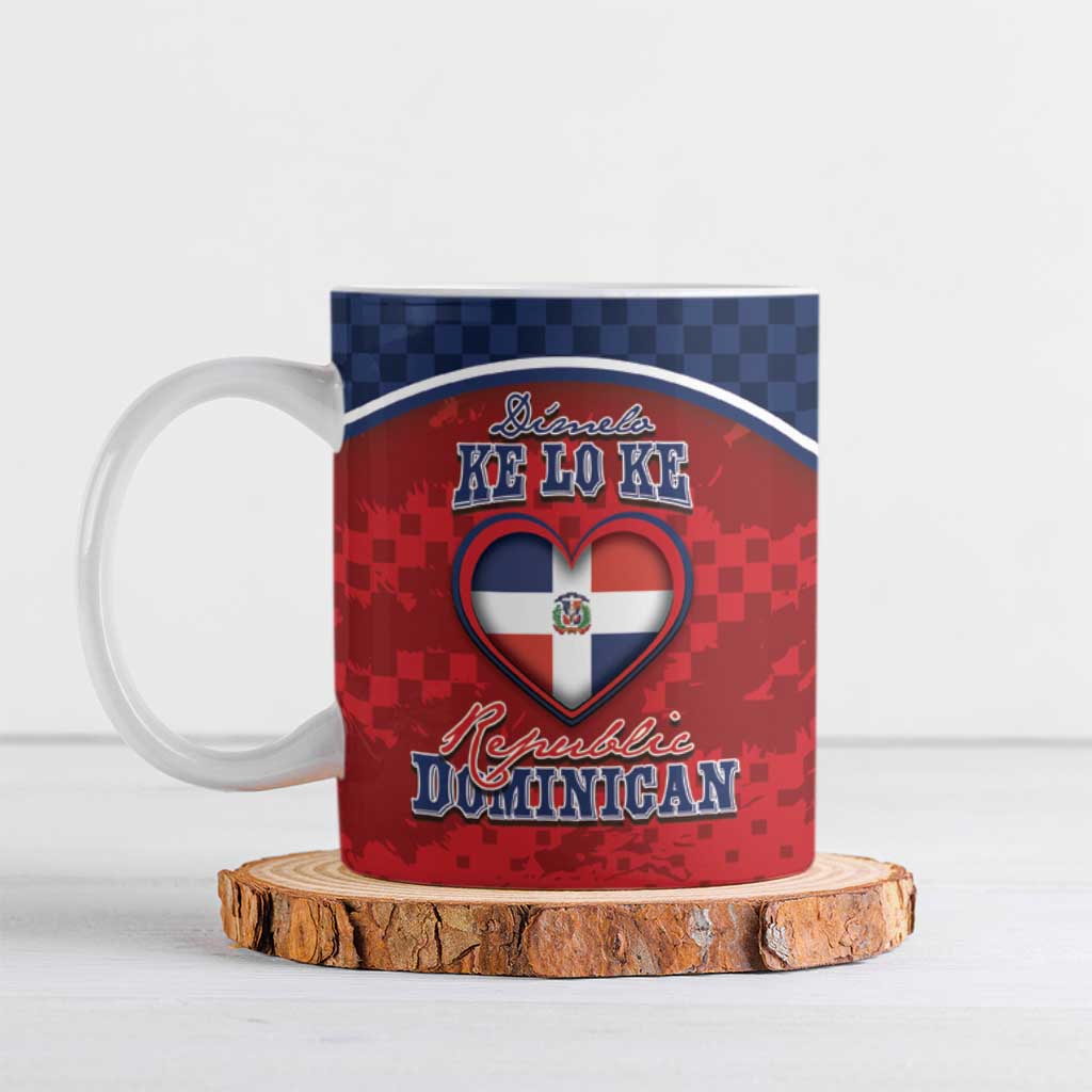 Personalized Dominican Republic Ceramic Mug Dimelo Ke Lo Ke - Wonder Print Shop