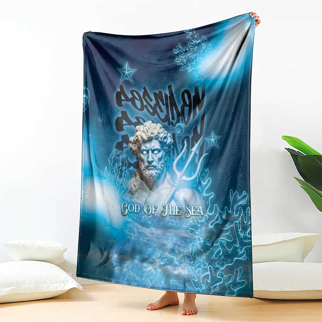 Poseidon Blanket God Of The Sea - Wonder Print Shop