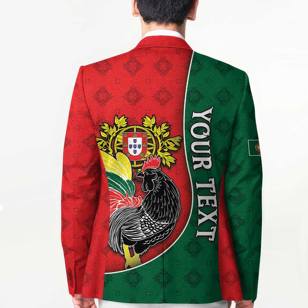 Personalized Portugal Blazer Rooster With Coat Of Arms - Wonder Print Shop