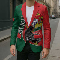 Personalized Portugal Blazer Rooster With Coat Of Arms - Wonder Print Shop