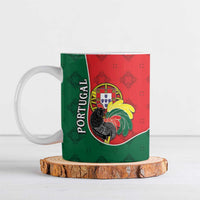 Personalized Portugal Ceramic Mug Rooster With Coat Of Arms - Wonder Print Shop