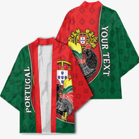 Personalized Portugal Kimono Rooster With Coat Of Arms - Wonder Print Shop