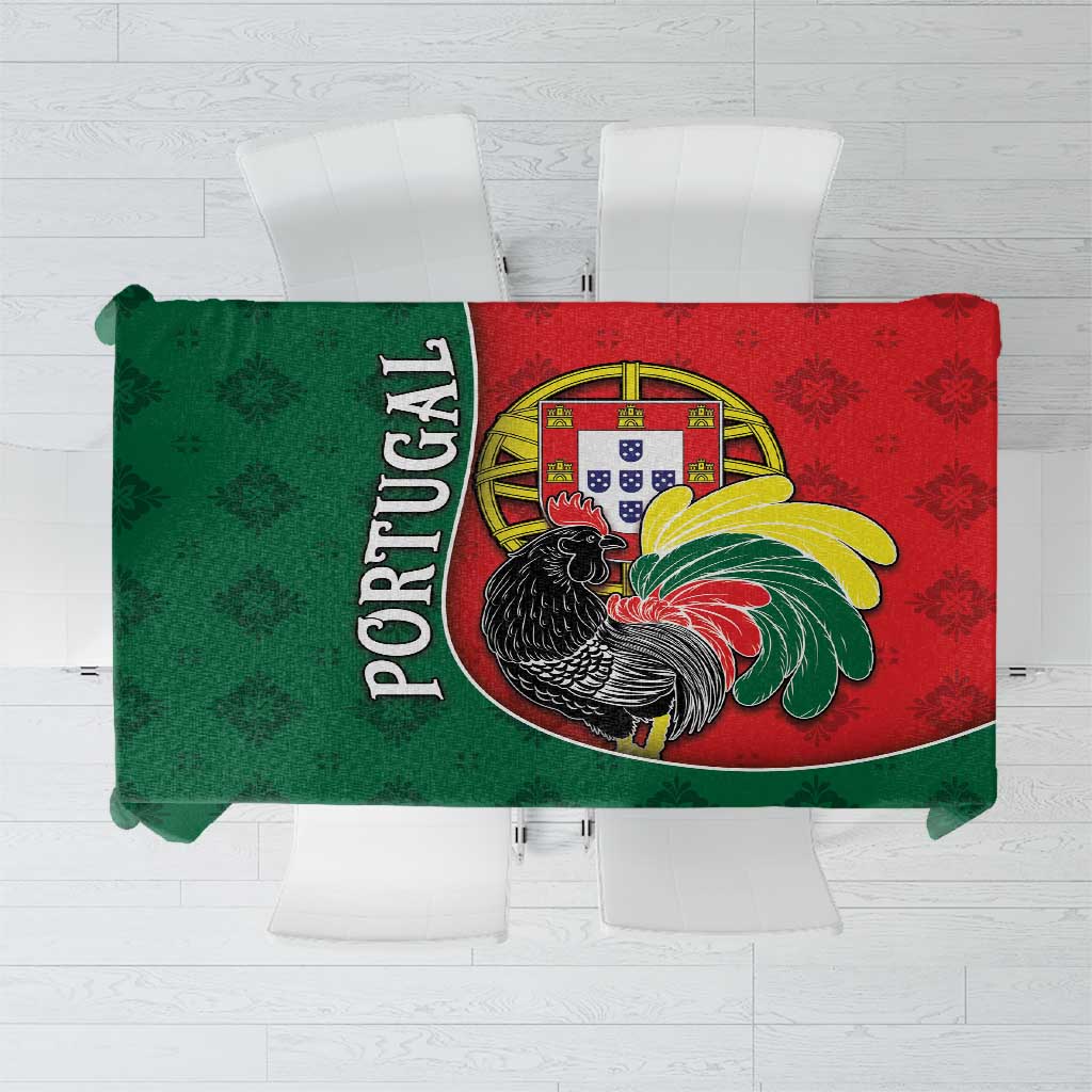 Portugal Tablecloth Rooster With Coat Of Arms - Wonder Print Shop