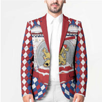 Netherlands Christmas Blazer Lion Symbol In Snow Globe - Wonder Print Shop