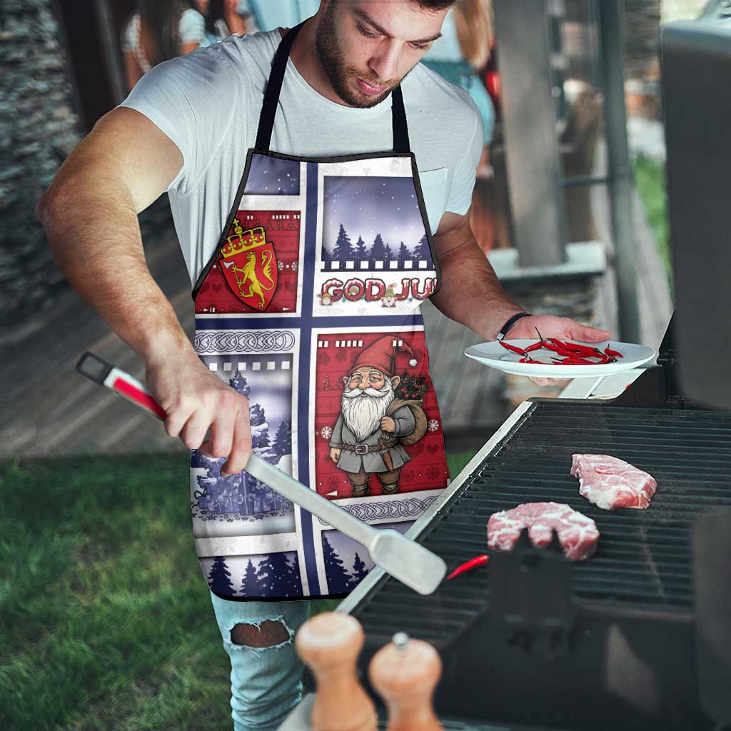 Norway Christmas Apron Julenisse God Jul - Wonder Print Shop