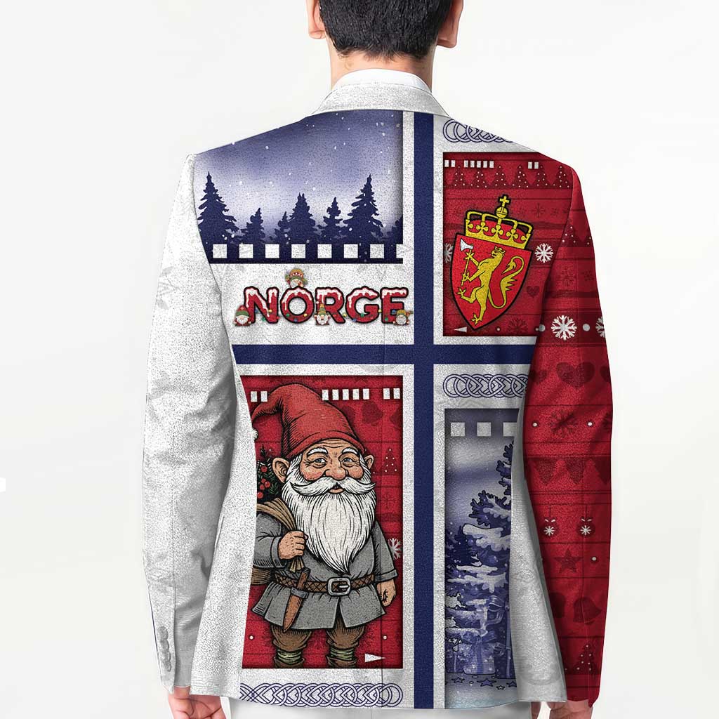 Norway Christmas Blazer Julenisse God Jul - Wonder Print Shop
