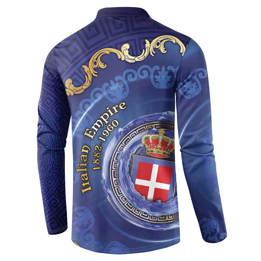 Italian Empire Button Sweatshirt Concept Of Mare Nostrum - Wonder Print Shop