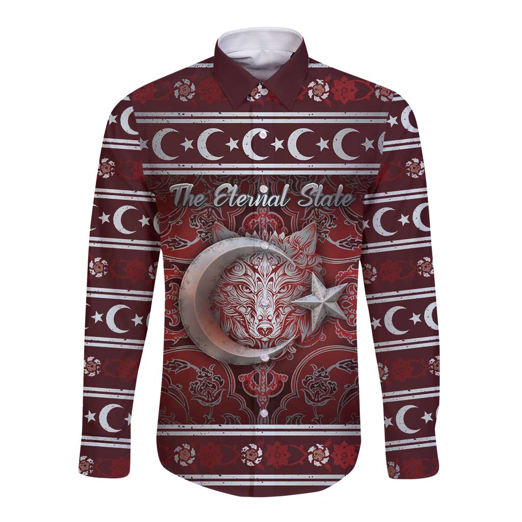 Ottoman Empire Long Sleeve Button Shirt The Eternal State - Wonder Print Shop