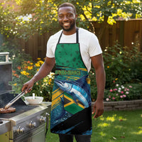 Afro-Jamaicans Fishing Apron Blue Marlin Fish