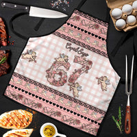 67 Valentine's Day Apron Vintage Rose And Cupid
