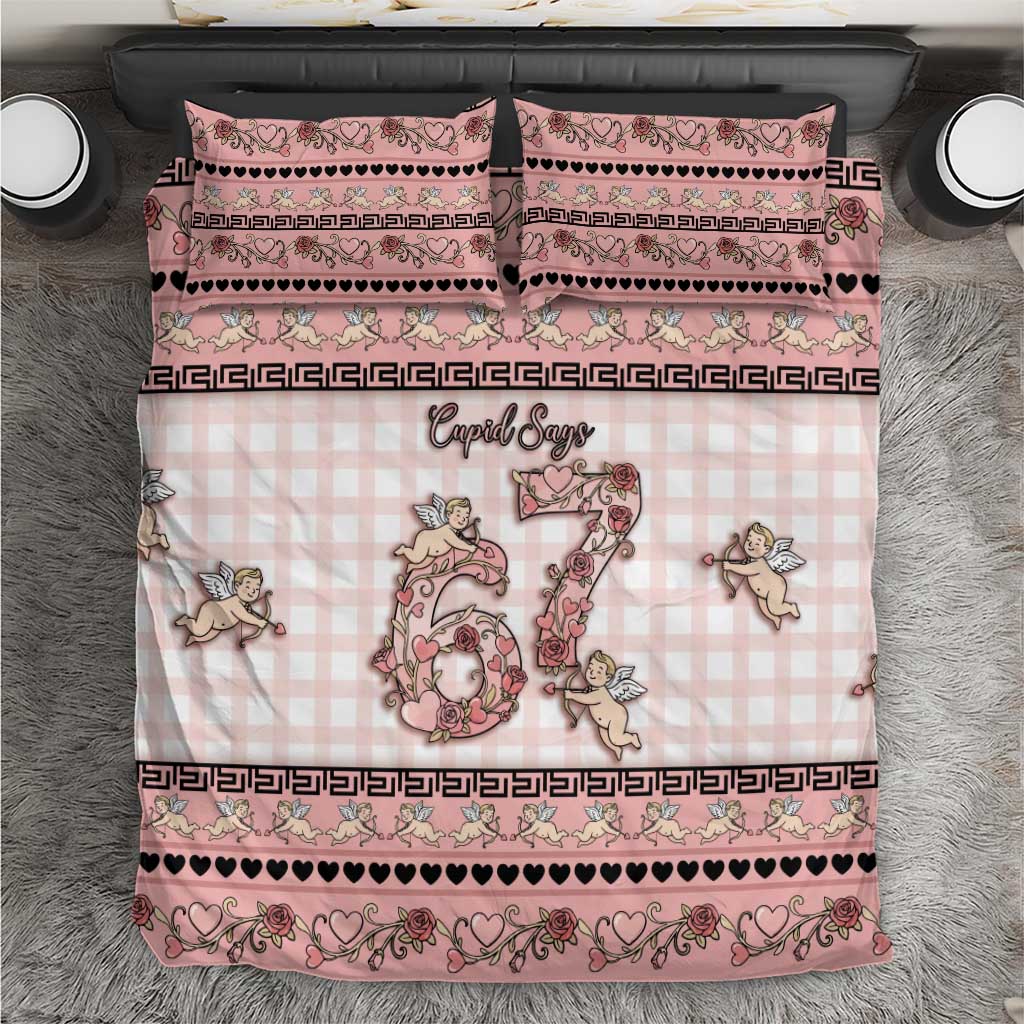 67 Valentine's Day Bedding Set Vintage Rose And Cupid