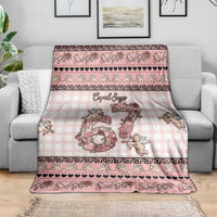 67 Valentine's Day Blanket Vintage Rose And Cupid