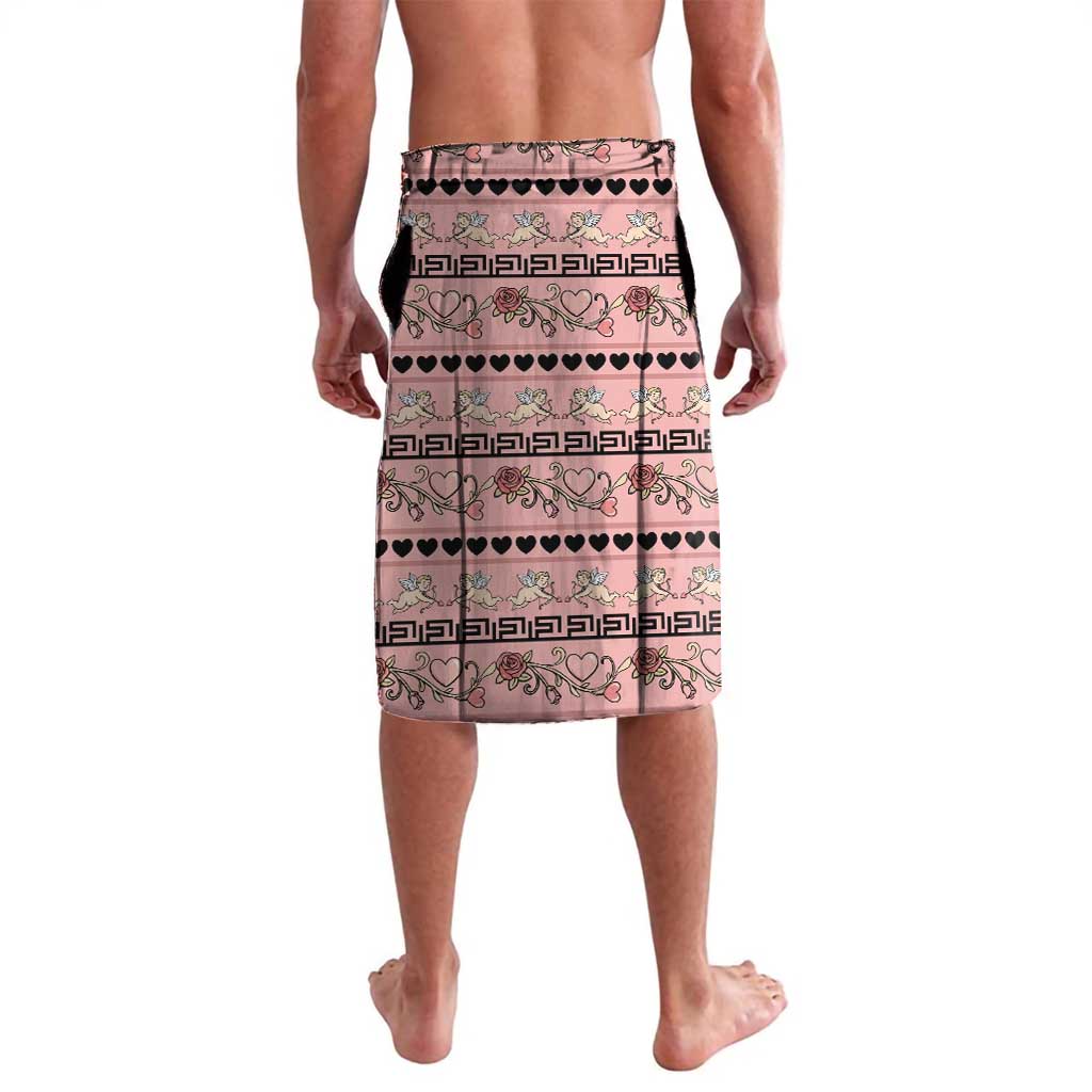 Personalized 67 Valentine's Day Lavalava Vintage Rose And Cupid