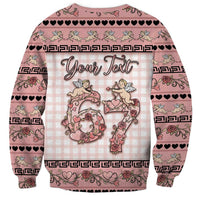 Personalized 67 Valentine's Day Sweatshirt Vintage Rose And Cupid