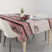 67 Valentine's Day Tablecloth Vintage Rose And Cupid