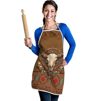 Bison Native American Apron Tribal Feather Dreamcatcher Boho Style
