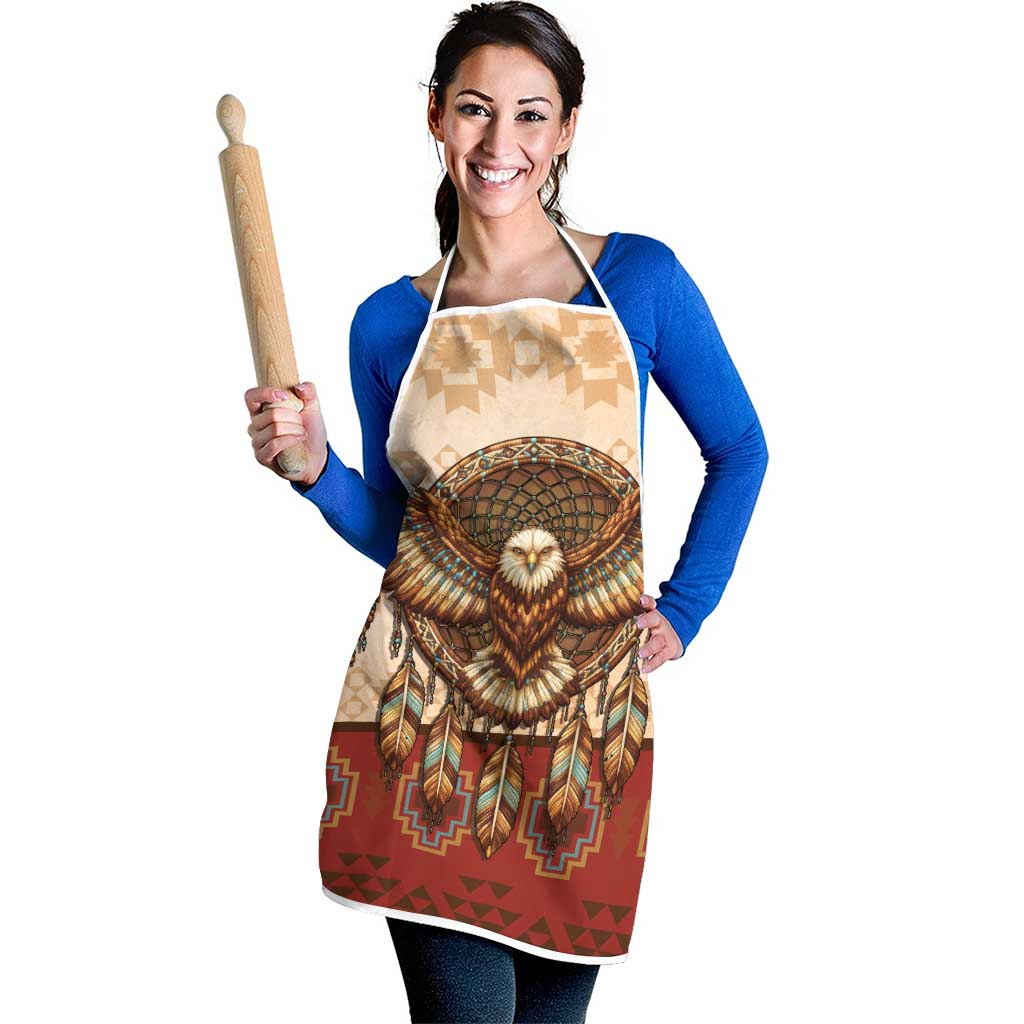 Eagle Native American Apron Tribal Feather Dreamcatcher Boho Style