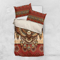 Eagle Native American Bedding Set Tribal Feather Dreamcatcher Boho Style