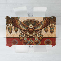 Eagle Native American Tablecloth Tribal Feather Dreamcatcher Boho Style
