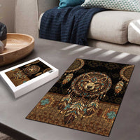 Bear Native American Puzzle Tribal Feather Dreamcatcher Boho Style