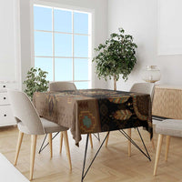 Bear Native American Tablecloth Tribal Feather Dreamcatcher Boho Style