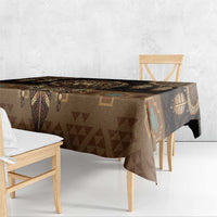 Bear Native American Tablecloth Tribal Feather Dreamcatcher Boho Style