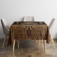 Bear Native American Tablecloth Tribal Feather Dreamcatcher Boho Style