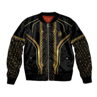 Personalized Egypt Was Sceptre Bomber Jacket Gold Pharaoh Patterns