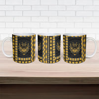 Egypt The Scarab Beetle Ceramic Mug Winged Solar Amulet Symbol