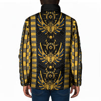 Egypt The Scarab Beetle Padded Jacket Winged Solar Amulet Symbol