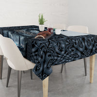 Dark Vikings Tablecloth Norse Dragon Nidhogg