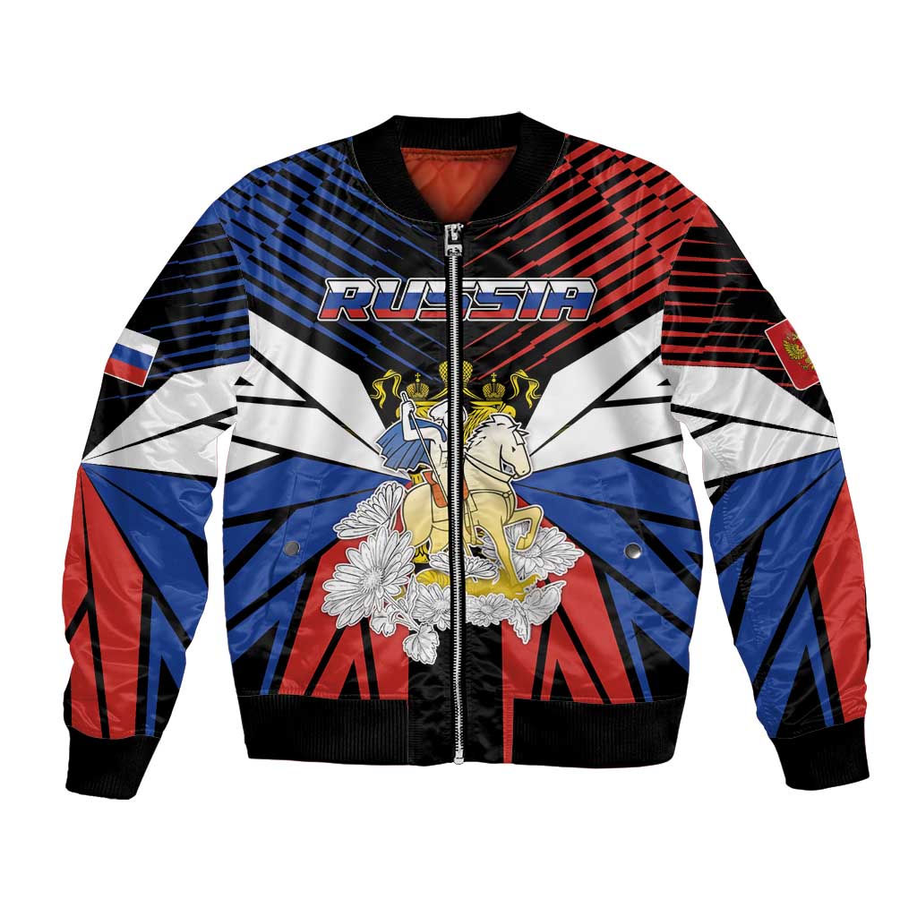 Personalized Russia Bomber Jacket Symbol Saint George Slaying The Dragon - Wonder Print Shop