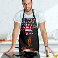 German American Heritage Month Apron USA Grown Germany Roots Tree Flag Pattern