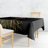 German American Heritage Month Tablecloth USA Grown Germany Roots Tree Flag Pattern