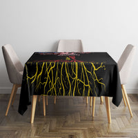 German American Heritage Month Tablecloth USA Grown Germany Roots Tree Flag Pattern