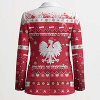 Poland Christmas Blazer Pierogi Polish Snow - Wonder Print Shop