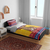 Romania Christmas Bedding Set Romanian Masked Santa - Wonder Print Shop