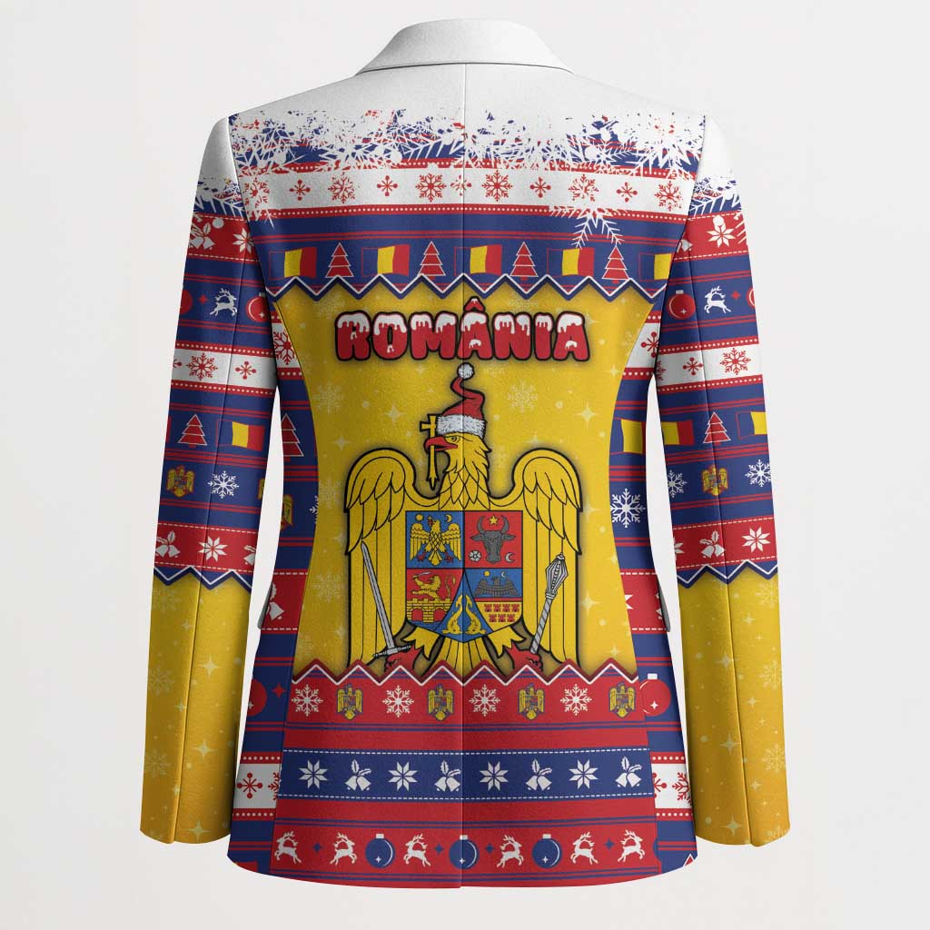 Romania Christmas Blazer Romanian Masked Santa - Wonder Print Shop