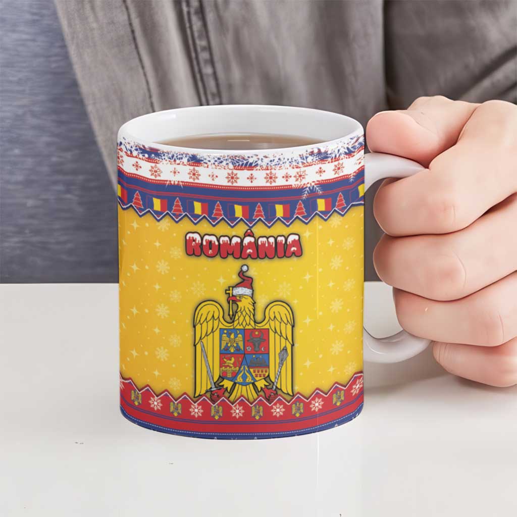 Romania Christmas Ceramic Mug Romanian Masked Santa - Wonder Print Shop