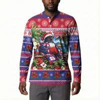 Afro-Haitians Christmas Button Sweatshirt This Trogon Needs A Beach Retreat
