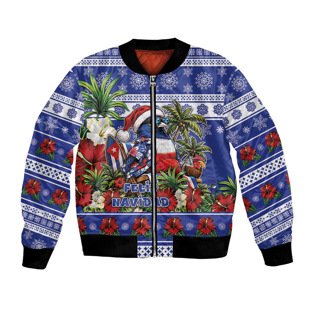 Cuba Christmas Bomber Jacket This Tocororo Bird Needs A Beach Retreat