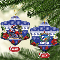 Cuba Christmas Ceramic Ornament This Tocororo Bird Needs A Beach Retreat