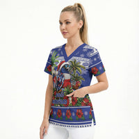 Cuba Christmas Scrub Top This Tocororo Bird Needs A Beach Retreat