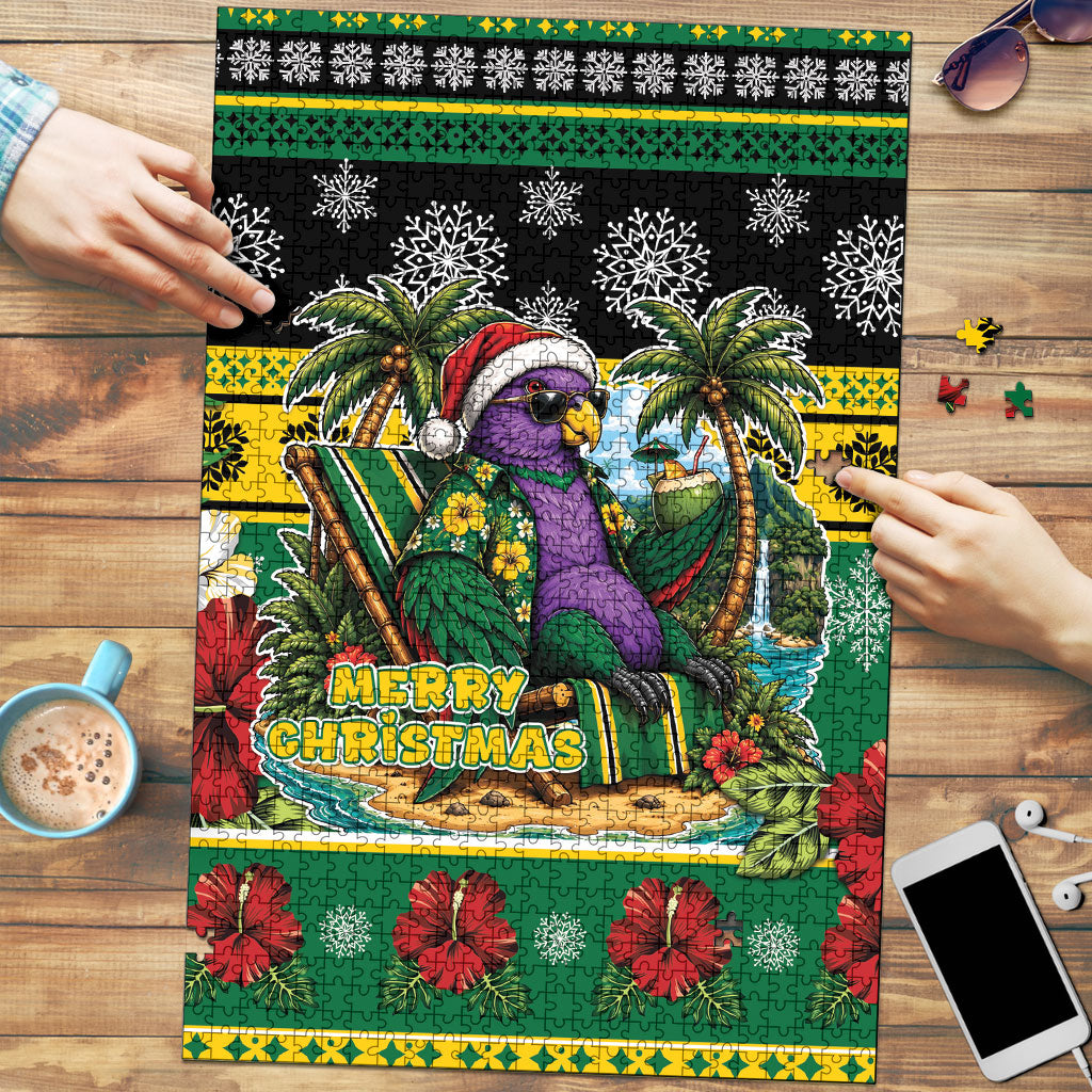 Dominica Christmas Puzzle This Sisserou Parrot Needs A Beach Retreat
