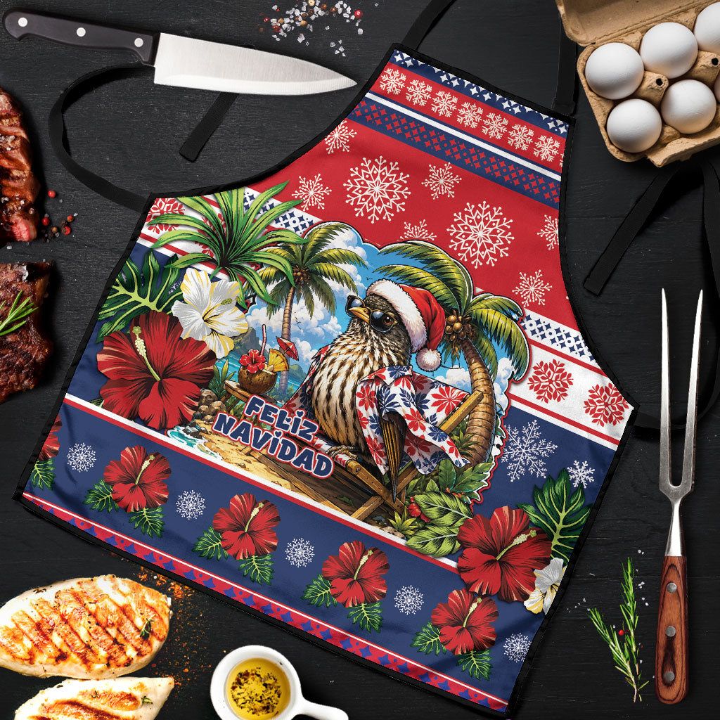 Needs A Beach Retreat Christmas Apron This Palmchat Bird Needs A Beach Retreat