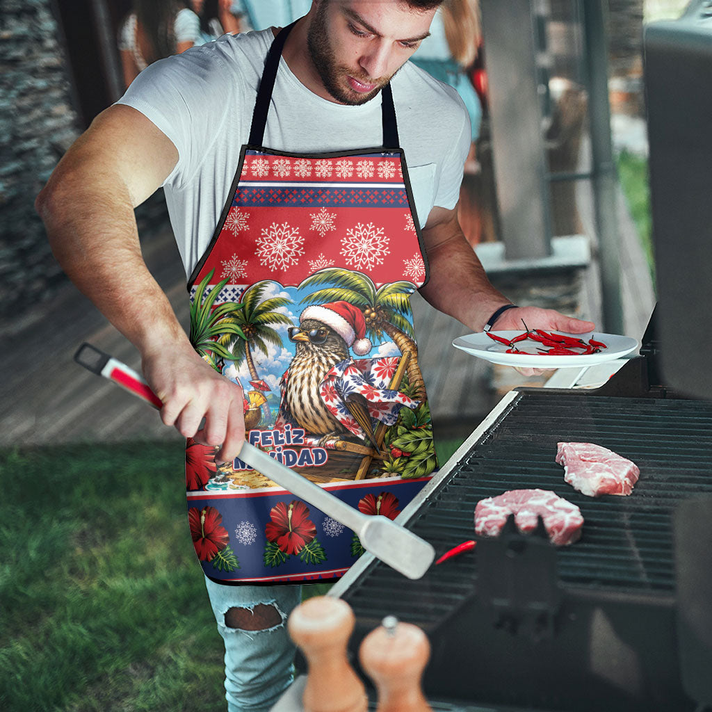 Needs A Beach Retreat Christmas Apron This Palmchat Bird Needs A Beach Retreat