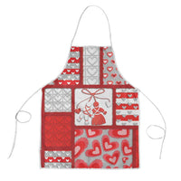 Romania Valentine's Day Apron Martenitsi With Hearts Knitting Effect