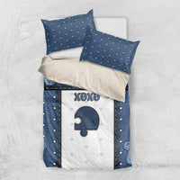 XOXO Valentine's Day Bedding Set Remaining Piece Old Denim Fabric Effect