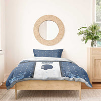 XOXO Valentine's Day Bedding Set Remaining Piece Old Denim Fabric Effect